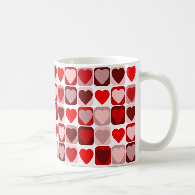 Valentine Patchwork Kaffemugg (Höger)