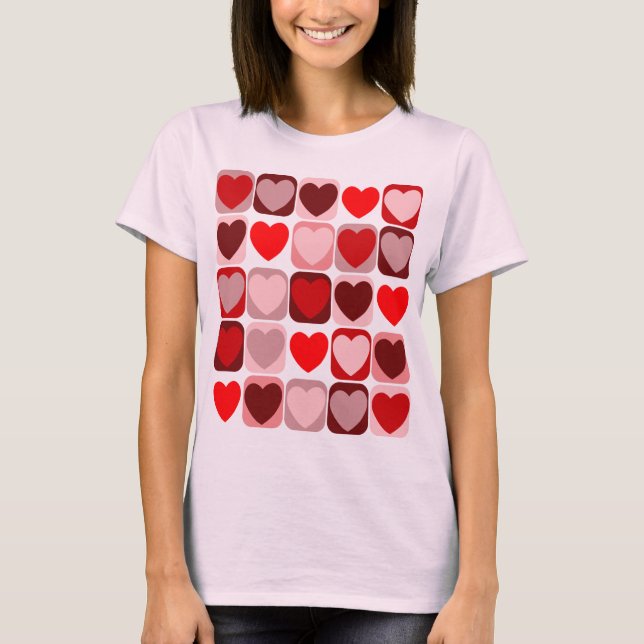 Valentine Patchwork T-Shirt (Framsida)