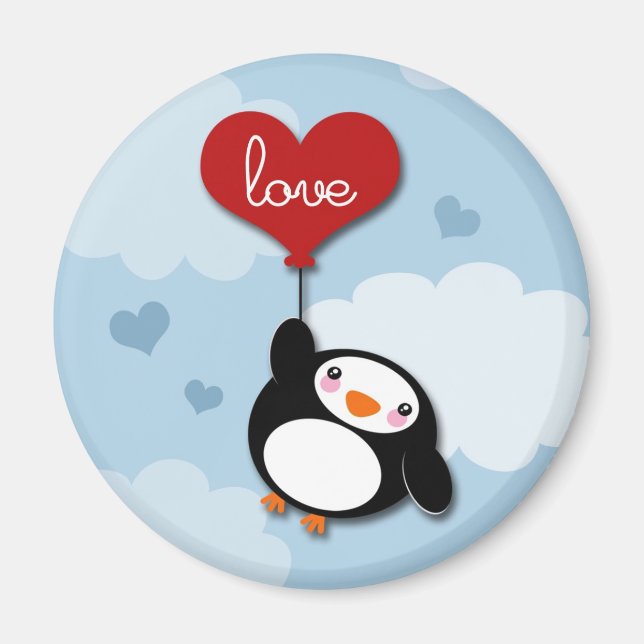 Valentine PENGUIN - magnet (Framsidan)