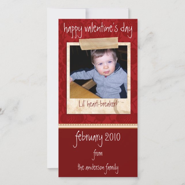 Valentine Photo Cards Julkort (Framsida)