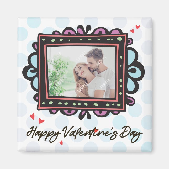 Valentine Photo Template Magnet (Framsidan)
