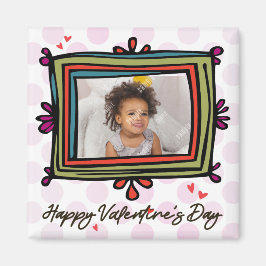 Valentine Photo Template Magnet