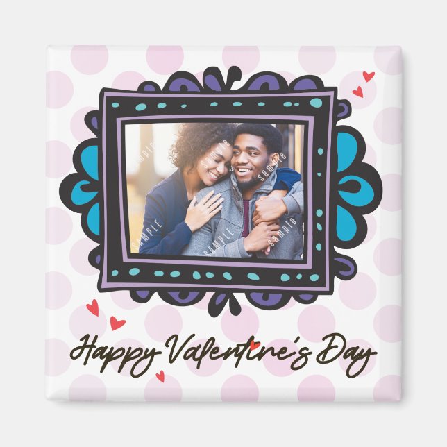 Valentine Photo Template Magnet (Framsidan)