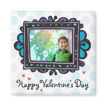 Valentine Photo Template Magnet