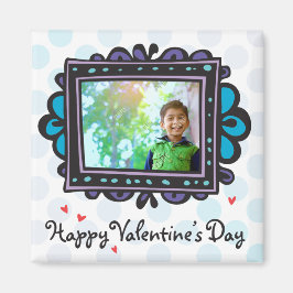 Valentine Photo Template Magnet