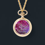 Valentine Photo Watch Necklace Love Quote Necklace Armbandsur<br><div class="desc">Celebrate love with this custom Valentine photo watch necklace, crafted with a durable alloy case and elegant alloy chain for a timeless look. Featuring the heartfelt quote “my soul smiles with you”, this personalised watch necklace is designed to capture deep emotional connections. Perfect for Valentine’s Day and romantic occasions, this...</div>