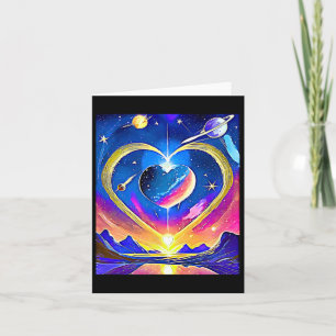 Valentine planeter stjärnor månar astrologisk kärl kort