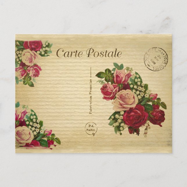 Valentine Postcard Paris 1909 Vykort (Framsida)