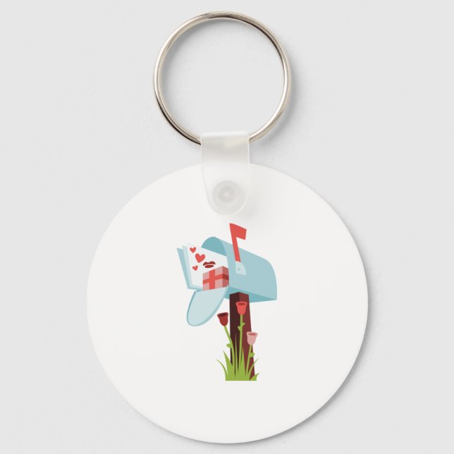 Valentine-postlåda Nyckelring (Framsida)