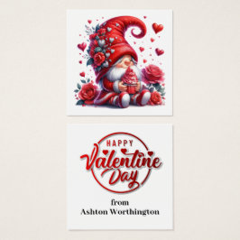VALENTINE PRECIOUS och Thrifty Fyrkantigt Visitkort