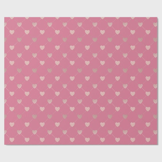 Valentine presentpapper (Platt)