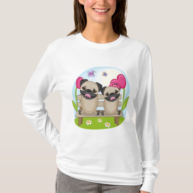 Valentine Pugs Tee (Framsida)