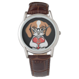 Valentine Puppy Armbandsur