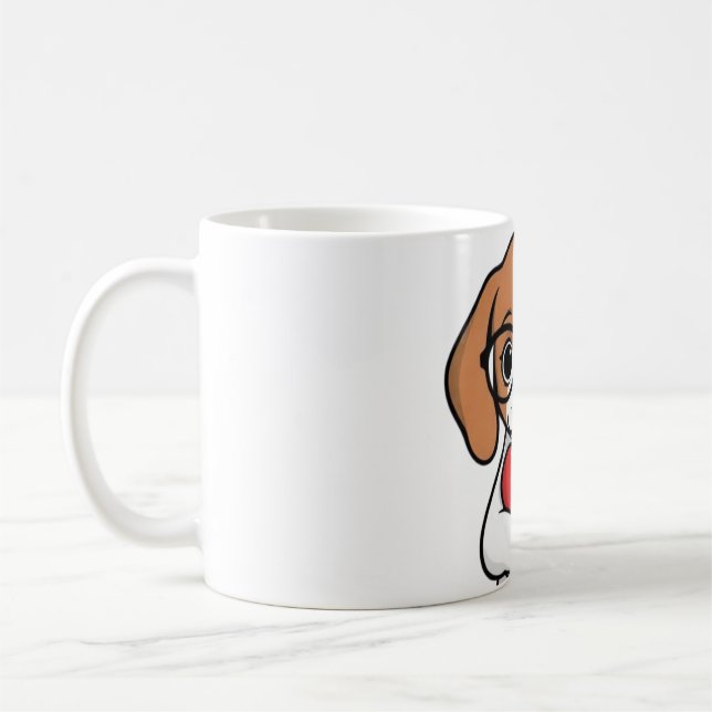 Valentine Puppy Kaffemugg (Vänster)