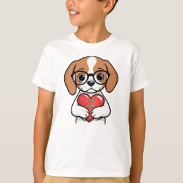 Valentine Puppy T Shirt