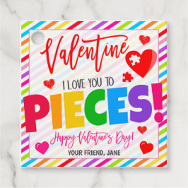 Valentine Puzzle Gift Märkre Gåvor Etiketter