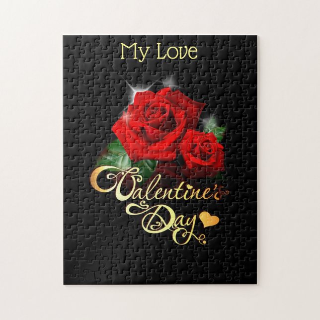 Valentine puzzle pussel (Vertikal)