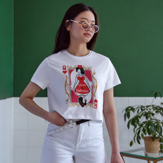 Valentine Queen | Spelkort T-Shirt (Skapare uppladdad)