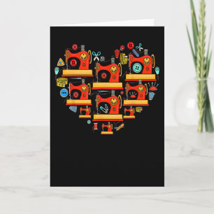 Valentine Quiltning Sömnad Sömmerska Kvinnors Outf Kort