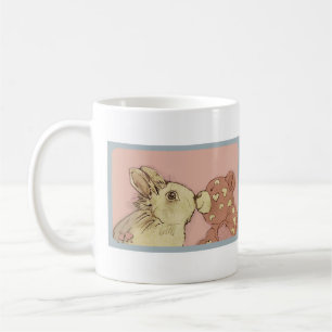Valentine Rabbit och Nalle Coffee Mugg
