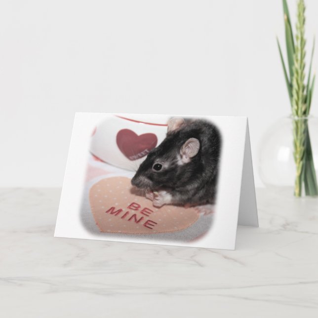 Valentine Rattie Card Helgkort (Framsida)