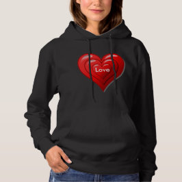 Valentine Red Heart Sweatshirt Tee Shirt