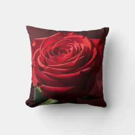 valentine red rose background romantic kudde