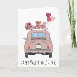 Valentine Retro Fiat 500-kort Kort