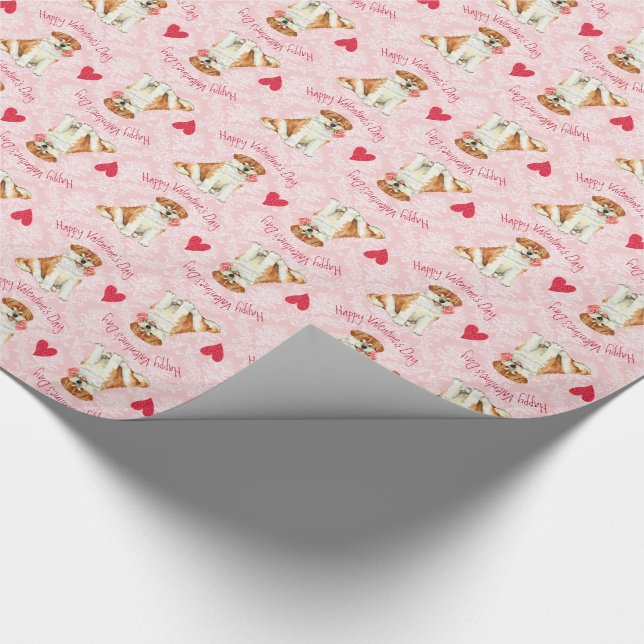 Valentine Ro Akita Presentpapper (Hörn)