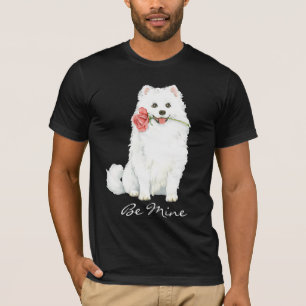 Valentine Ro American Eskimo Hund T Shirt