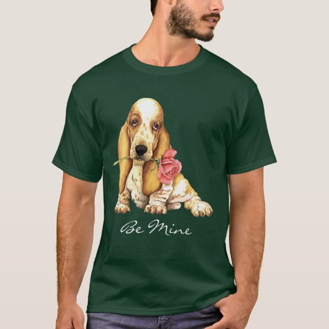 Valentine Ro Basset T-shirt (Framsida)
