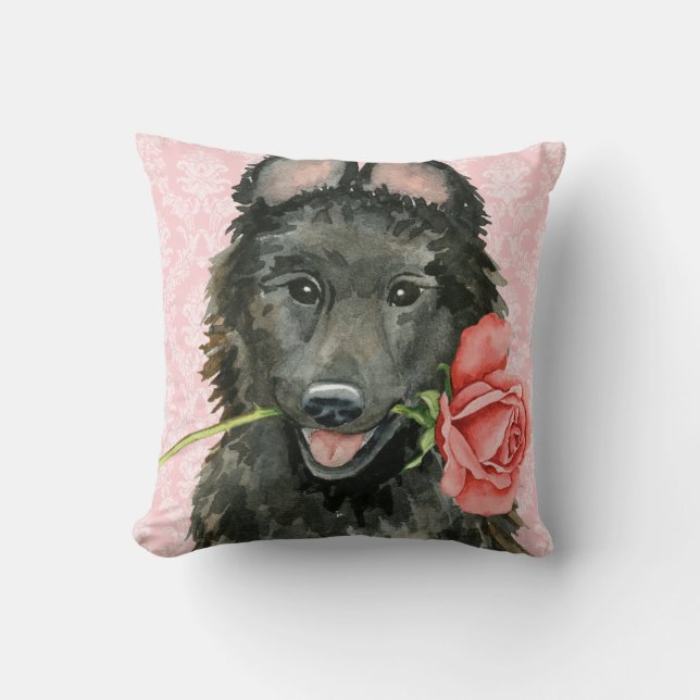 Valentine Ro belgiska Sheepdog Kudde (Framsida)