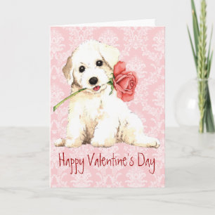 Valentine Ro Bichon Helgkort