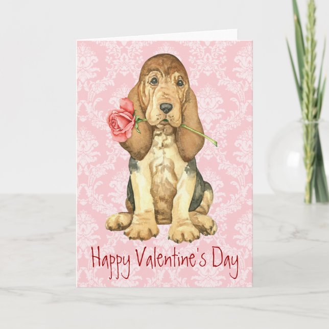 Valentine Ro Bloodhound Helgkort (Framsida)