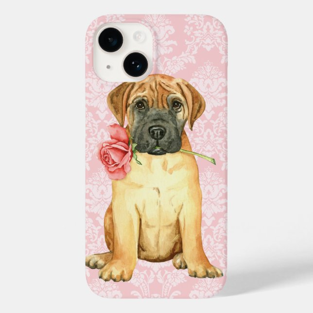 Valentine Ro Bullmastiff Fodral-Mate iphone case (Baksida)