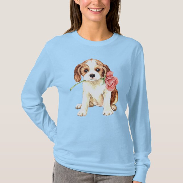Valentine Ro Cavalier Långärmad T-Shirt (Framsida)