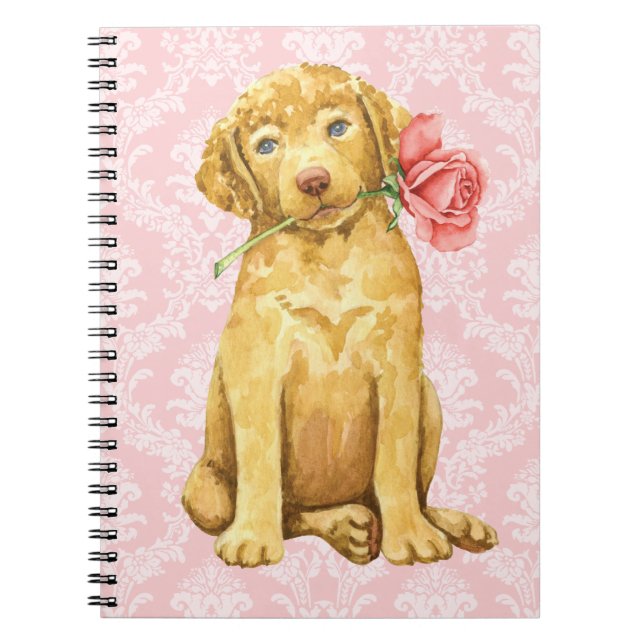 Valentine Ro Chesapeake Bay Retriever bärbar dator Anteckningsbok (Framsidan)