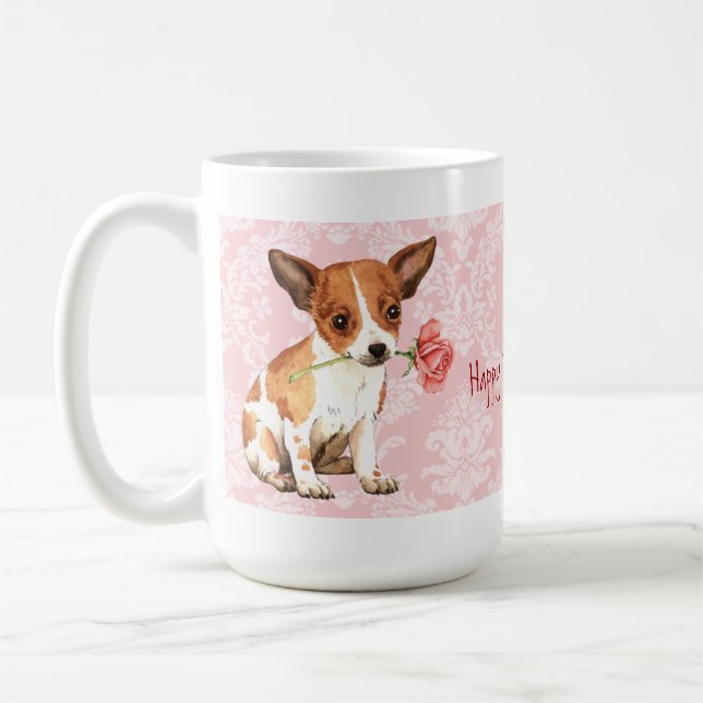 Valentine Ro Chihuahua Kaffemugg (Vänster)