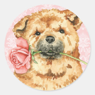 Valentine Ro Chow Runt Klistermärke