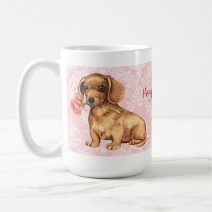 Valentine Ro Dachshund Kaffemugg