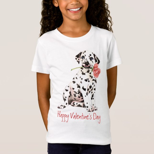Valentine Ro Dalmatian T Shirt (Framsida)