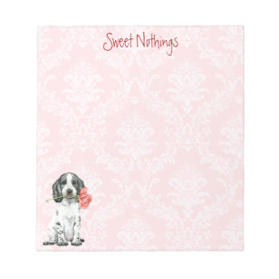 Valentine Ro English Cocker Spain Anteckningsblock