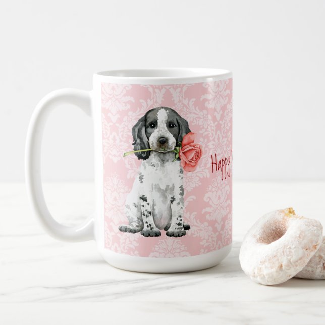 Valentine Ro English Cocker Spain Coffee Mugg (Med munk)