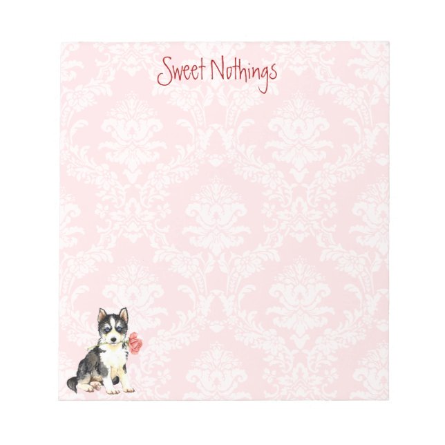 Valentine Ro Husky Anteckningsblock (Framsida)