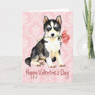 Valentine Ro Husky Helgkort