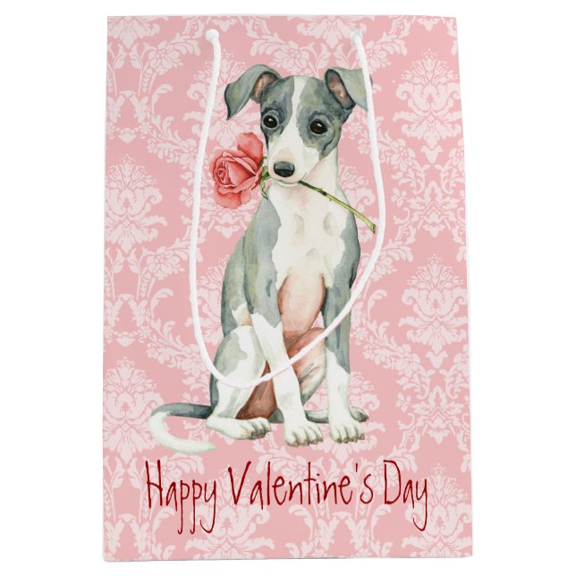 Valentine Ro Italienska Greyhound (Framsidan)