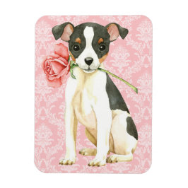 Valentine Ro Leksak Fox Terrier Magnet