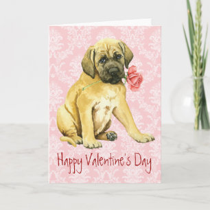 Valentine Ro Mastiff Helgkort