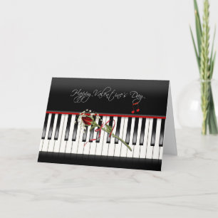 Valentine Ro på Piano Helgkort
