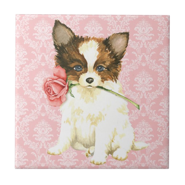 Valentine Ro Papillon Kakelplatta (Framsidan)